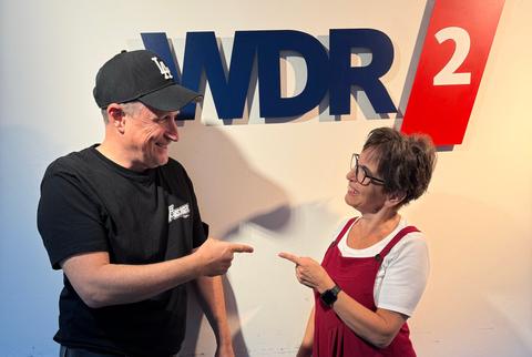 Wir bei WDR2 'Talk um 9'